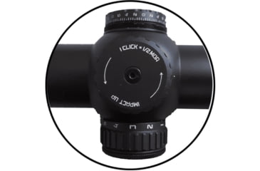 Image of NightStar 1-8x24mm 30mm Tube Rifle Scope, Second Focal Plane, Illuminated Reticle, Black, NS11150R