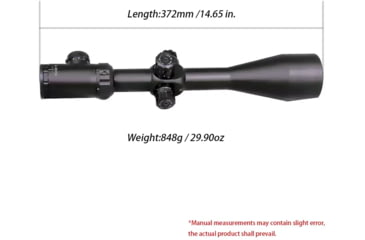Image of NightStar 3-30x56SFIR 30mm Tube Rifle Scope, Second Focal Plane, Illuminated Reticle, Black, NS11211
