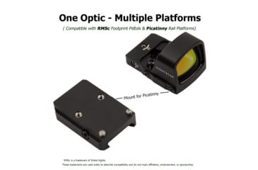 Image of NightStar PR17A Ultra-Thin Shake Awake Side Load 1x17mm Reflex Red Dot Sight