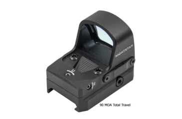 Image of NightStar PR17A Ultra-Thin Shake Awake Side Load 1x17mm Reflex Red Dot Sight