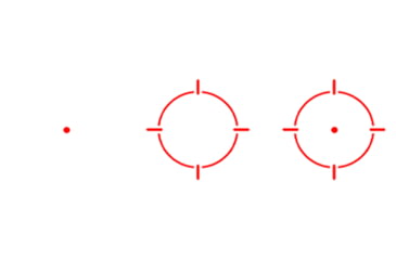Image of NightStar PR17R Micro 1x22-17mm Reflex Sights With Long Battery Life, Red Variable Reticle
