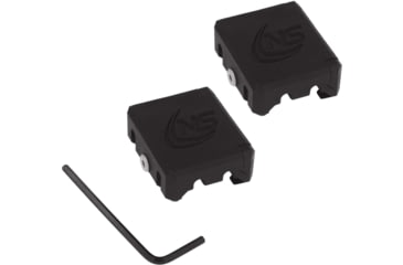 Image of Nightstick 2 Picatinny Rail Wire Management Clamps, Black, NS-WM1