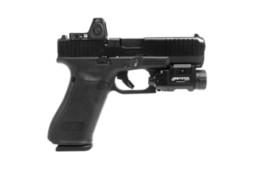 Image of Nightstick Rechargeable Pistol Mounted Light, Fits Picatinny Rail, Anodized Finish, Black, 1,000 Lumens, 25,100 Candela, Rechargeable