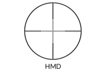 Image of Nikko Stirling Mountmaster 4x32 AO Rifle Scope, 1in Tube, HMD Reticle, 1/4 MOA, Black, nmm432aon