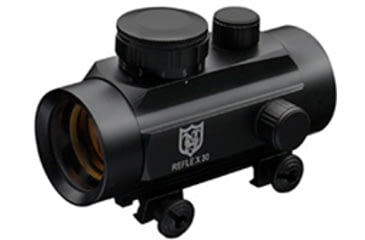 Image of Nikko Stirling NRD30IM 1x30mm NDR Sight W/5/8 Scope Ring Mounts &amp; 4 MOA Dot Size, Black, nrd30im