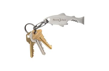 Image of Nite Ize DoohicKey FishKey Key Tool, Stainless KMTFKS-11-R6
