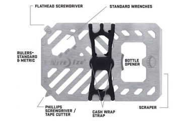 Image of Nite Ize Financial Tool V2, Stainless, FMT2-11-R7