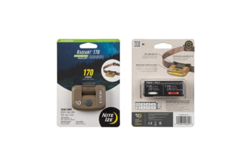 Image of Nite Ize Radiant 170 Rechargeable Headlamp, Coyote, R170RH-29-R7