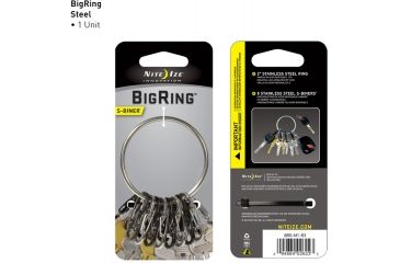 Image of Nite Ize S-Biner BigRing Steel BRG-M1-R3