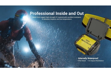 Image of Nitecore UT27 MCT Pro HLB1500 Li-ion Battery Pack/AAA 800 Lumens 3 Color Temperatures Running Headlamp