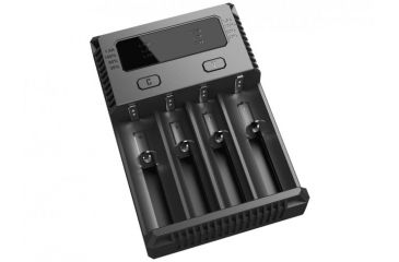 Image of Nitecore Intellicharge i4 Smart Charger - 2016 Edition, Black, NITECORE-INTELLICHARGE-I4-2016