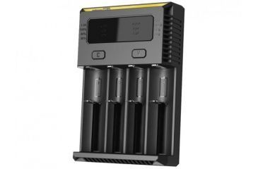 Image of Nitecore Intellicharge i4 Smart Charger - 2016 Edition, Black, NITECORE-INTELLICHARGE-I4-2016