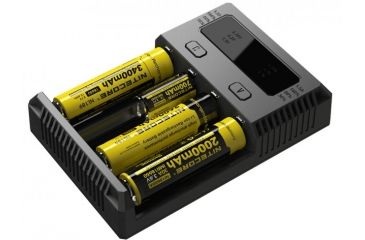 Image of Nitecore Intellicharge i4 Smart Charger - 2016 Edition, Black, NITECORE-INTELLICHARGE-I4-2016