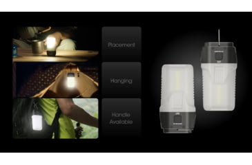 Image of Nitecore LR70 3-in-1 Rechargeable Lantern, 3000 Lumens, Black, FL-NITE-LR70