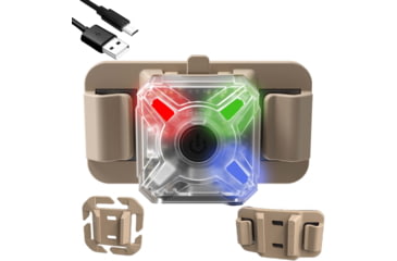 Image of Nitecore NU06 MI Red Green Blue IR Signal and Safety Light, Black, 6952506407248