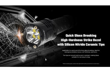 Image of Nitecore P27iX 5000 Lumen 21700 Li-Ion Rechargeable LED Customizable Tactical Flashlight w/ Multi-Beam Modes
