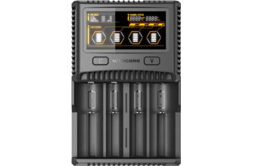 Image of Nitecore SC4 4-Slot Superb Universal Charger for Batteries, Black, 6952506491513