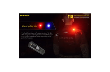 Image of Nitecore TIKI LE 300 Lumen Rechargeable Keychain Flashlight, Black, 6952506405701