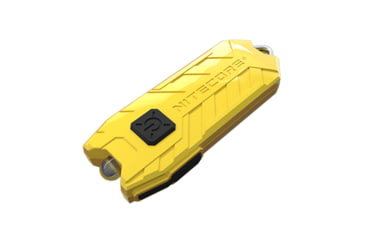 Image of Nitecore TUBE v2.0 55 Lumen USB Rechargeable Keychain Flashlight, Yellow, 6952506405411