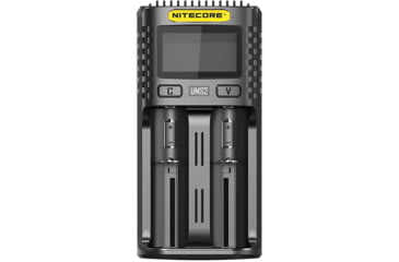 Image of Nitecore UMS2 Intelligent USB Dual-Slot Superb Battery Charger, Black, 6952506492817