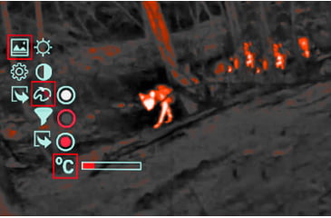 Image of NiteHog Boomslang 3x Thermal Imaging Rifle Scope, Black, NH002