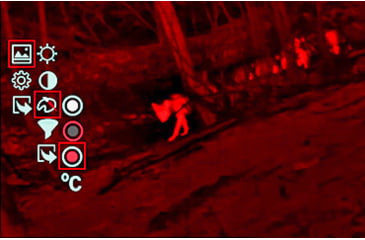 Image of NiteHog Boomslang 3x Thermal Imaging Rifle Scope, Black, NH002