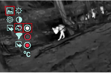 Image of NiteHog Boomslang 3x Thermal Imaging Rifle Scope, Black, NH002