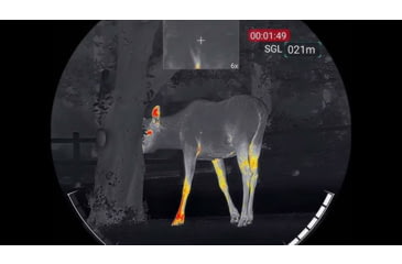 Image of NOCPIX ACE H50 1-3x30mm Thermal Weapon Sight with Ocular Magnifier, 640x512, Black, ACE-H50