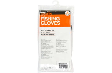 Image of Norfin Grip 3 Cut Gloves - Men's, Orange Black, Medium, 703073-02M