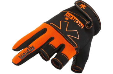 Image of Norfin Grip 3 Cut Gloves - Mens, Orange Black, Medium, 703073-02M