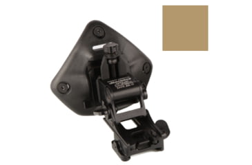 Image of Norotos AKAII Helmet Mount w/ Universal Shroud, PVS-15/18/21, Tan, One Size, NSN 5855-01-569-7816, 1841010TAN-2