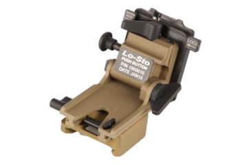 Image of Norotos LoSto Helmet Mount, Push Button, PVS-15/18/21/31, Coyote Brown, One Size, 1960010CB-2