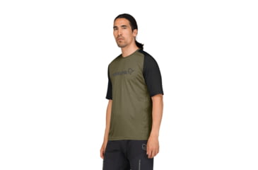 Image of Norrona Fjora Equaliser Lightweight T-Shirt - Mens, Olive Night, Large, 2233-25-3301-L
