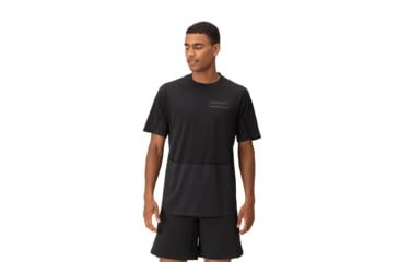 Image of Norrona Senja Equaliser Lightweight T-Shirt - Mens, Caviar, Extra Large, 5826-23-7718-XL
