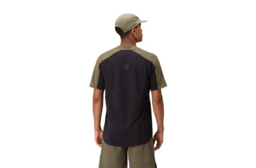 Image of Norrona Senja Equaliser Lightweight T-Shirt - Mens, Olive Night, Medium, 5826-23-3301-M