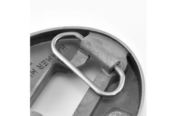 Image of North American Arms 1 1/8 Long Rifle Ova Ornate Belt Buckle w/ Secure Clip Release, Fits Belts 1 Inch to 1 1/2 Inch, Steel, NAABBO-L