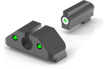 Image of North Forest Arms Glock Slimline Tritium Dual Picture Sight, White, 12001