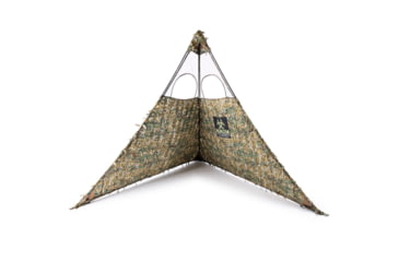 Image of Nukem Grab &amp; Go Hunting Ground Blind, Green 3D Leafy Camo, Regular, NH23065266-0