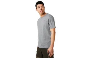 Image of Oakley Authorized Tee - Mens, Athletic Heather Grey, Extra Small, 457582-24G-XS