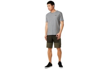 Image of Oakley Authorized Tee - Mens, Athletic Heather Grey, Extra Small, 457582-24G-XS