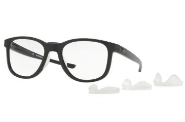 Image of Oakley CLOVERLEAF MNP OX8102 Progressive Prescription Eyeglasses 810202-52 - Polished Black Frame