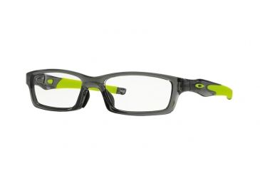 Image of Oakley CROSSLINK ASIAN OX8029 Bifocal Prescription Eyeglasses 802902-53 - Grey Smoke Frame