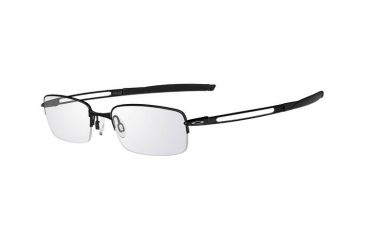Image of Oakley Prescription Eyeglasses Frag Bifocal Polished Black Frame