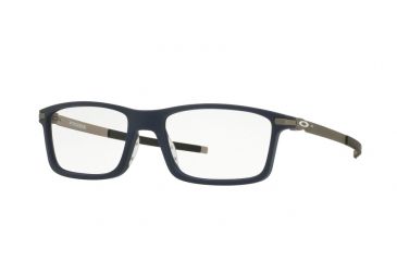 Image of Oakley PITCHMAN OX8050 Single Vision Prescription Eyeglasses 805008-53 - Universal Blue Frame