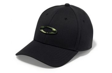 Image of Oakley Tincan Cap, Black/Graphic Camo, Small/Medium 911545-01Y-SMMD