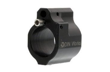 Image of ODIN Works Low Profile Gas Block, Adjustable Carbon Steel, Black GB-ADJ