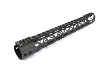 Image of ODIN Works O2 Lite Free Float AR10 M-LOK Forend, QD, High Profile, Black, 17.5 in, F-17-ML-O2-308-2.06