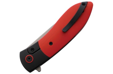 Image of Ohlone Knives Butron Framelock Red and Black