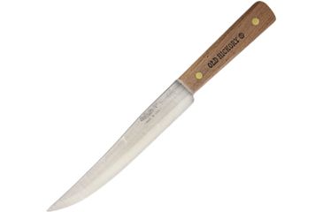 Image of Old Hickory Slicing Knife 2nd Fixed Blade Knife, 8.25in, Carbon Steel, Standard Edge, Brown, Wood Handle OH758X