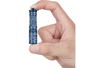 Image of Olight i3E Flashlight Blue Porcelain, OLTI3EBP